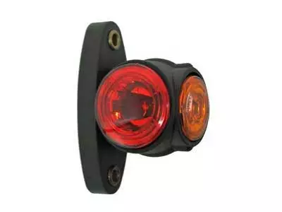 LED-äärivalo, kumivartinen,kirkas/punainen /keltainen - Led-äärivalot kumivarrella - 4040110020 - 1