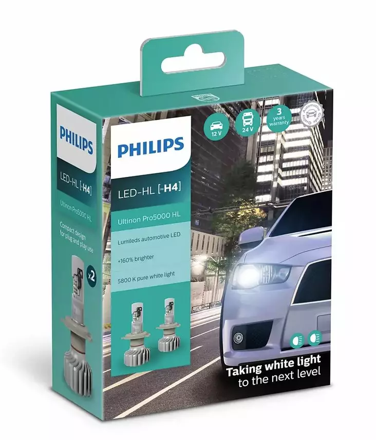 LED-muutossarja H4 Philips Ultinon Pro5000 HL - Led-muutossarjat - 8020103540 - 1