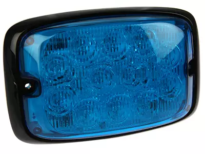 LED-tasovilkku 12LED, sininen, Axixtech R6 - Led-tasovilkut ja vilkkulyhdyt - 8020104820 - 1