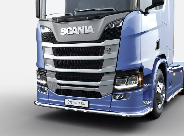 Metec F-liner L/M (LED) Helmarauta, Scania R/S-Serie 2016- - Helmaputket eteen - 8020102900 - 1