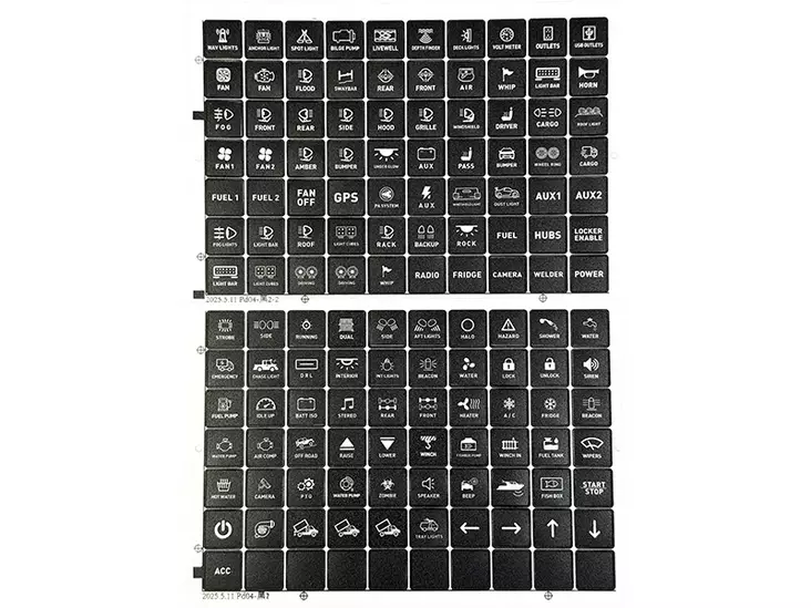 Ohjelmoitava ohjauspaneelisarja 8-kanavainen - Led-majakkapaneelit - 8020120850 - 1