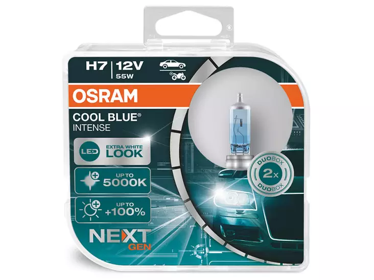 Osram H7 Cool Blue Intense Next Gen Polttimopari - H7 Halogen-polttimot - 8020108330 - 1