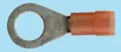 Rengasliitin, eristetty (pun) - Liittimet - 6011000400 - 1