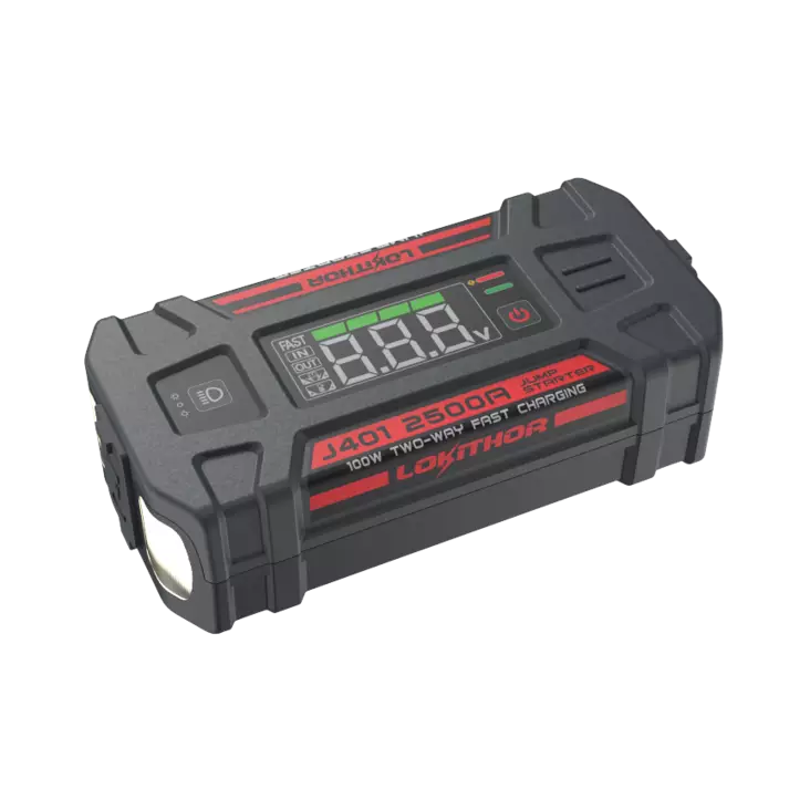 Starttiboosteri – Lokithor J401 – 2500A, 12V, LiPo - Starttiboosterit - 8020120500 - 1