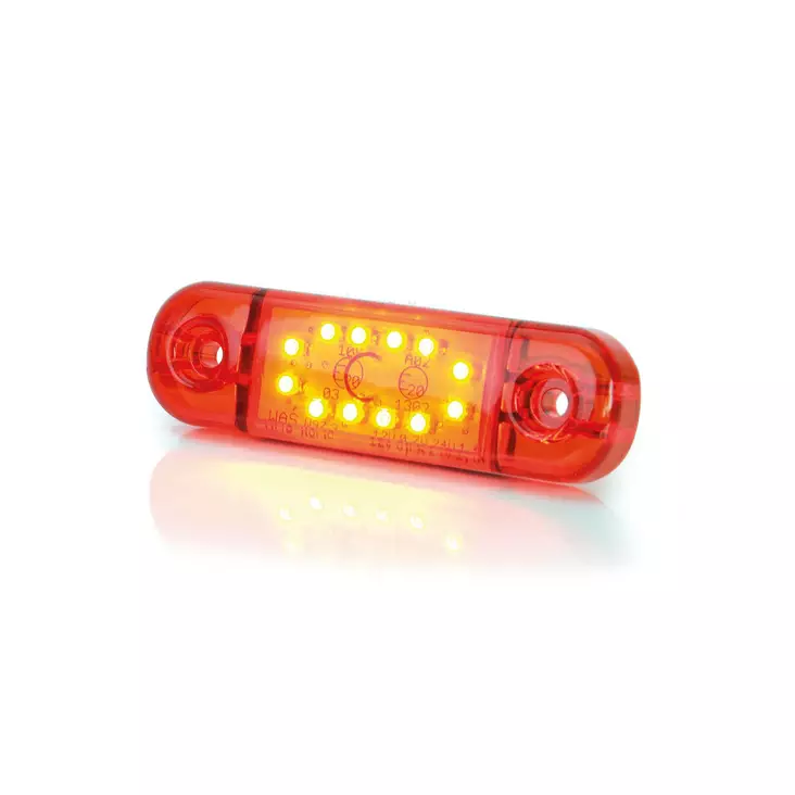 Strands Äärivalo Slim punainen 12 LED - Led-äärivalot - 8020106400 - 1