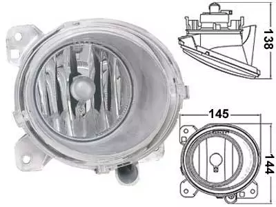 Sumuvalo Scania P-, G-, R-, T-sarja - Scania - 3006000020 - 1