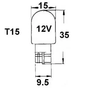 T15 Polttimo 12V - T15 polttimot - 4060103200 - 1