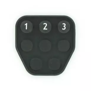 Teleradio kauko-ohjaimen näppäinmatto, 3-nappinen - Outlet-löytötuotteet - 1401010020 - 1