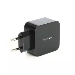 Verkkovirta USB-adapteri, 2 x USB, PurePower - Muut akut ja laturit - 8020100460 - 1