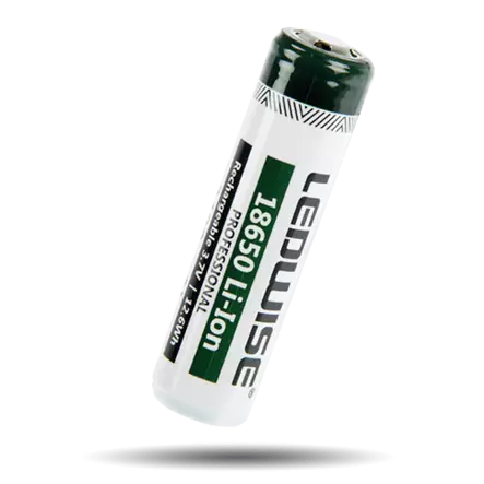 Ledwise 18650 li-Ion akku 3400mah, suojapiirillä - 18650-akut - 8020103681 - 2