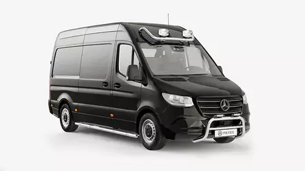 Valorauta MB Sprinter 2018-, ECE-hyväksytty, Metec - Valoraudat pakettiautoon - 8020102071 - 2
