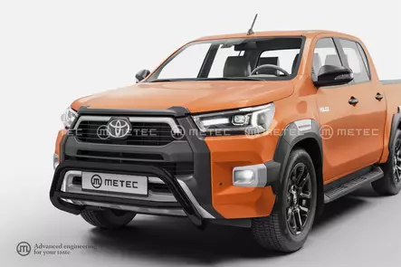 Valorauta, Toyota Hilux 2021-, musta - Valoraudat pakettiautoon - 8020104051 - 1