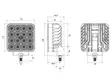 BullPro Spectrum 96 Square - LED-työvalot - 8020108061 - 3