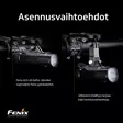 Fenix ALD-10 Pyöräkiinnike GoPro-kiinnityksellä - Pyörävalotarvikkeet - 8020107911 - 2
