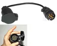 Sovitin Kaapeli 7-napainen naaras -> 13-napainen uros - Led-takavalot - 8020112241 - 1