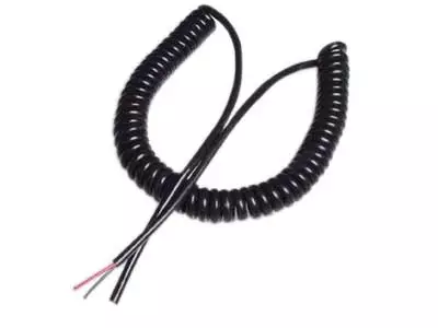 Kierrejohto 2x1,5mm2, 2,5m / 0,4m - Suojaspiraalit - 3050123901 - 1