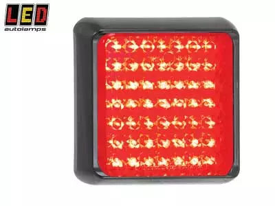 LED-takavalo 12/24V, jarru-parkki, 100x100mm - Led-takavalot - 4030120241 - 2