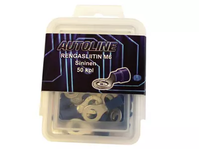 Rengasliitin 6,4mm, 50kpl - Rengasliittimet - 3050120361 - 1