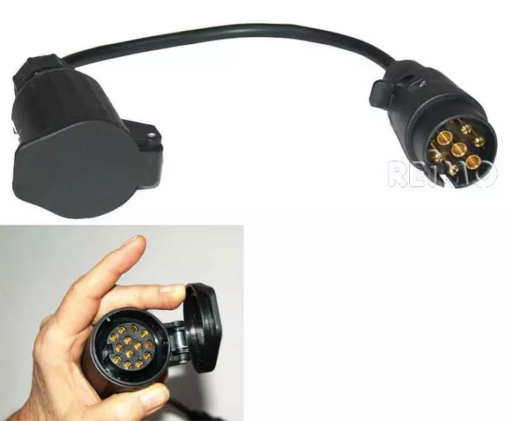 Sovitin Kaapeli 7-napainen naaras -> 13-napainen uros - Led-takavalot - 8020112241 - 1