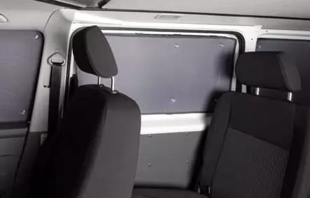 Lämpöeristysverho Volkswagen Multivan 2021-, oleskelutila, 5-osainen sarja - Ikkuna- & Lämpöpeitteet - 8020112622 - 1