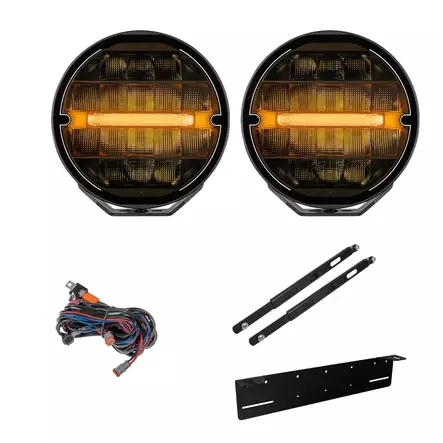 Lisävalopaketti Optibeam Elites 9" Heated 2-pack - Pyöreät lisävalot - 8020121122 - 1