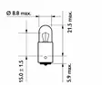 BA9s 4W MasterDuty-Polttimo, Philips 24V - H2, R2, LUCAS ym. erikoispolttimot - 4060103512 - 3