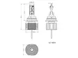 HB1 (9004) LED-polttimo 25W/25W, Autoline - Muut LED-polttimot - 8020105252 - 2