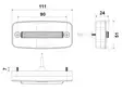 Truck Vision LED-tasovilkku/äärivalo, keltainen - Led-äärivalot - 8020109572 - 5