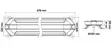 Truck Vision Slimline 478mm LED-majakkapaneeli - Led-majakkapaneelit - 8020104792 - 6