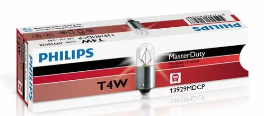 BA9s 4W MasterDuty-Polttimo, Philips 24V - H2, R2, LUCAS ym. erikoispolttimot - 4060103512 - 2