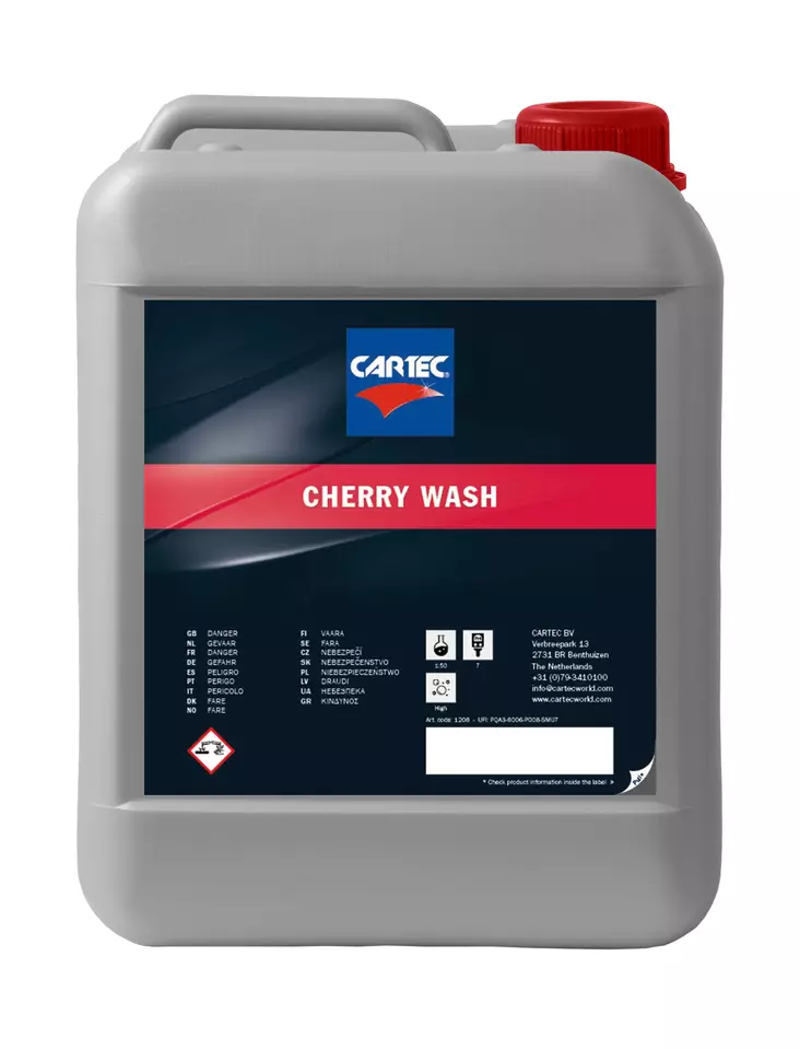 Cartec Cherry Wash vaahtoshampoo 20L - Autoshampoot - 8020109212 - 1