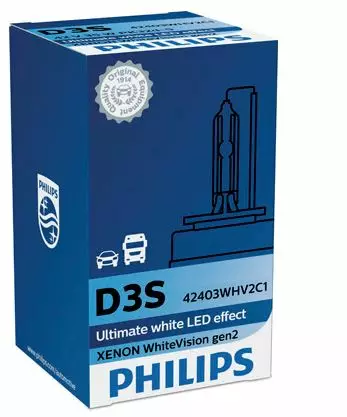 D3S Philips White Vision Xenon-polttimo - D3S ja D3R - 1040700132 - 1