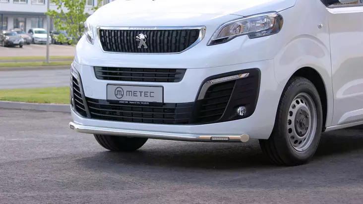 Helmaputki (LED), Peugeot Expert 2016-, Ø60mm, Metec - Etuhelmaputket pakettiautoon - 8020102542 - 1
