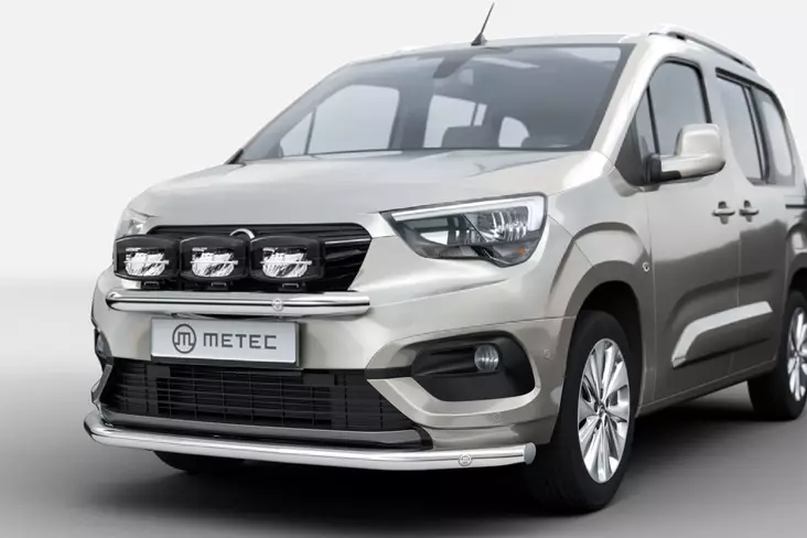 Helmaputki Opel Combo 2018-, Ø60mm, Metec - Etuhelmaputket pakettiautoon - 8020102482 - 2