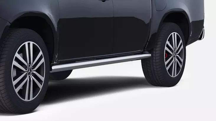 Kylkiputket Nissan Navara 2016-, Metec - Kylkiputket pakettiautoon - 8020102242 - 2