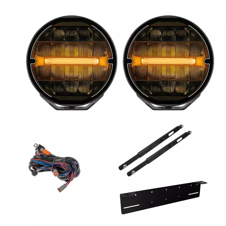 Lisävalopaketti Optibeam Elites 9" Heated 2-pack - Pyöreät lisävalot - 8020121122 - 1