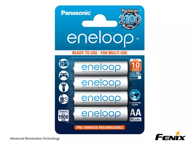 Eneloop akkuparisto AA 1900mAh 1,2V - 14500-akut - 5030110422 - 1
