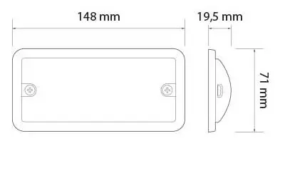 Led-sisävalo 12V, Led Autolamps - Sisävalot - 8020105493 - 4