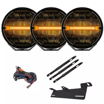 Lisävalopaketti Optibeam Elites 9" Heated 3-pack - Pyöreät lisävalot - 8020121123 - 1