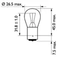Philips BA15s 21W polttimo MasterDuty - Ba15s polttimot - 4060102013 - 2