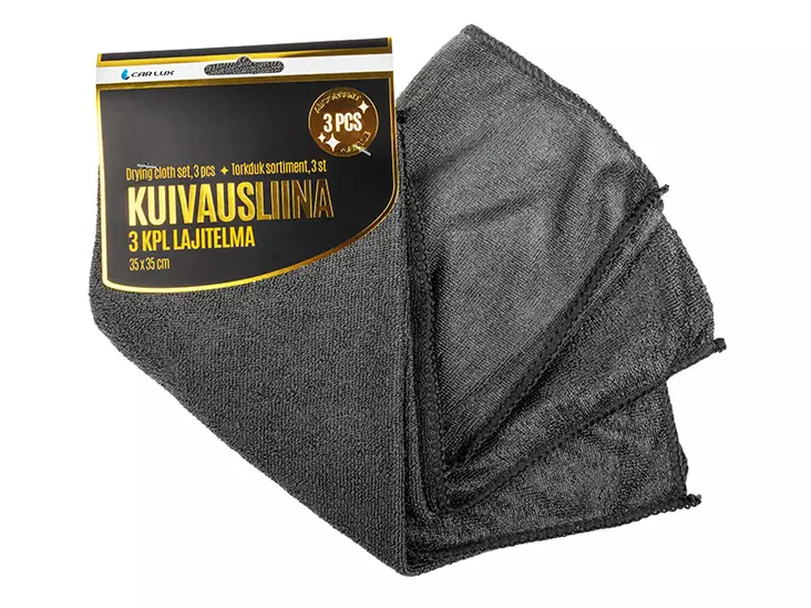 Car Lux Kuivausliinat 3kpl - Autonhoitotarvikkeet - 8020110413 - 1