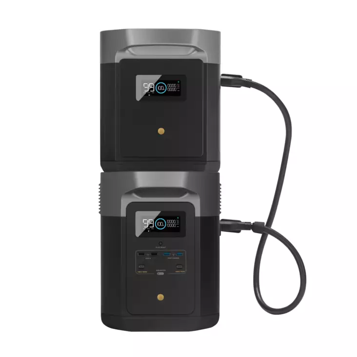EcoFlow DELTA Max 2000W + 1kpl lisäakku - Virta-asemat lisäakuilla - 8020107583 - 1