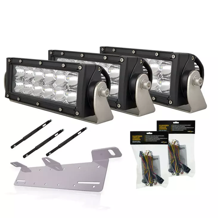 LED-lisävalopaketti Luminalights Striker 220 Premium X3 - Outlet-löytötuotteet - 8020100603 - 1