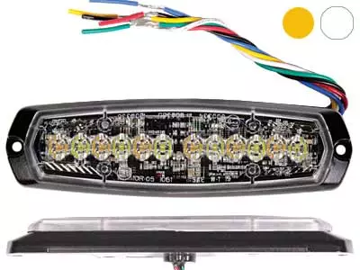 LED-tasovilkku Axixtech SM6-D, kirkas-keltainen - Led-tasovilkut ja vilkkulyhdyt - 8020104163 - 1