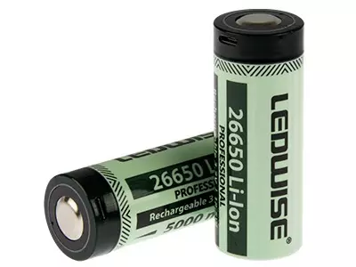 LEDWISE akku 2x 26650 5000mAh - 26650-akut - 8020105463 - 1
