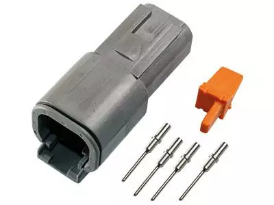 Deutsch DTM 4-pin. 0,5mm2 - Liitinrasia Deutsch - 2040120074 - 1