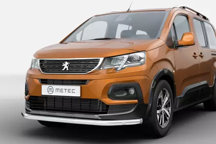 Helmaputki Peugeot Partner 2018-, Ø60mm, Metec - Etuhelmaputket pakettiautoon - 8020102484 - 1