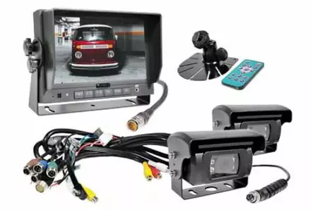 Peruutuskamerajärjestelmä 7", 2 kameraa - Peruutuskamerasarjat - 8020101074 - 2