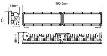 Strands DUO LED BAR 18" - Lisävalopaneelit - 8020106164 - 2