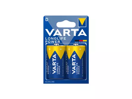 Varta Longlife Power D-paristo, 2kpl - Paristot - 8020107514 - 1